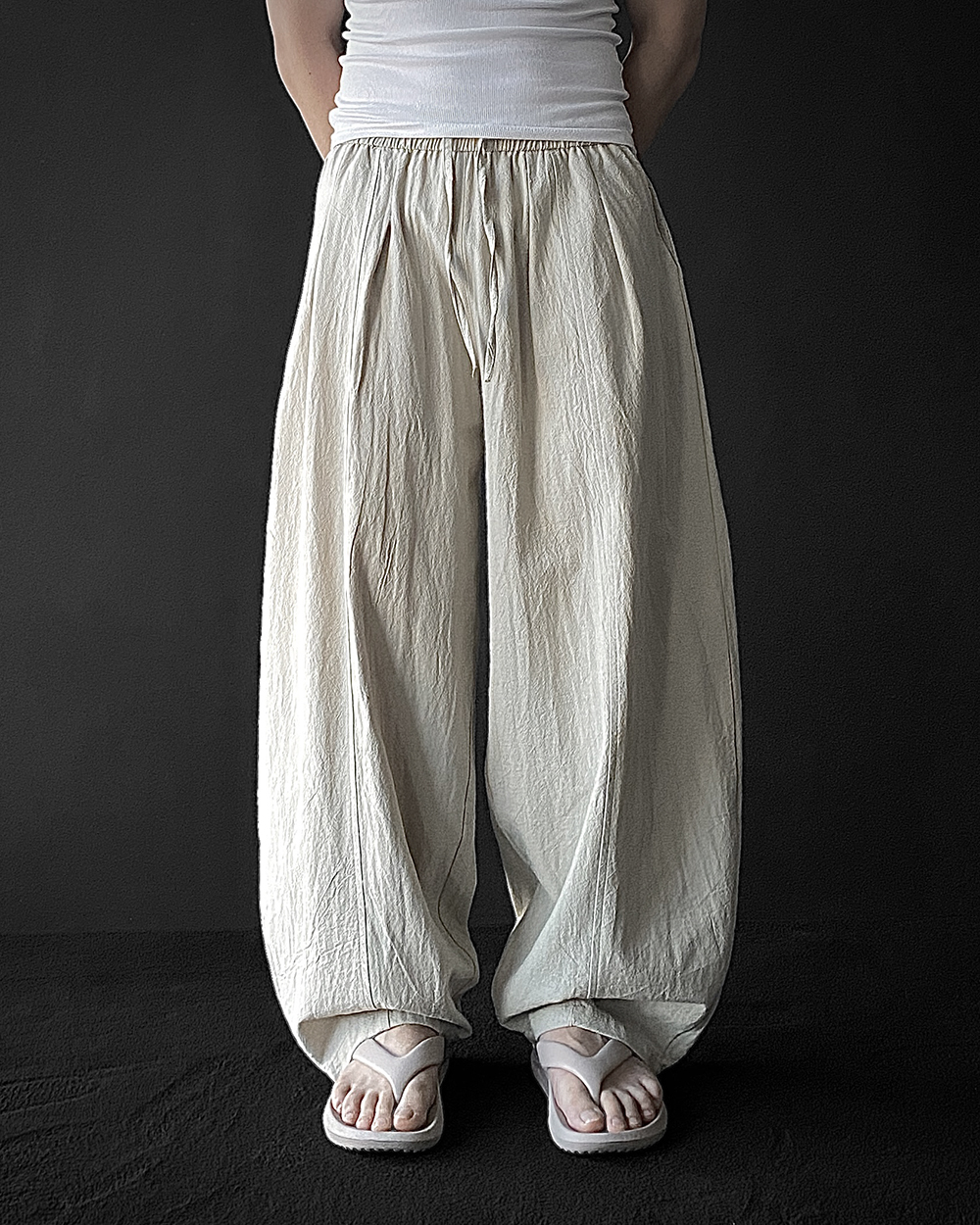 벌룬팬츠 남성마바지 남자항아리바지 - 상세 이미지 2