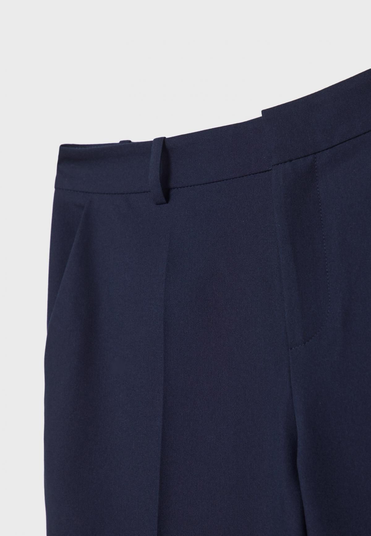 스트라디바리우스 테크니컬 스트레이트핏 슬랙스 팬츠 포켓 7273/302 NAVY BLUE - 상세 이미지 4