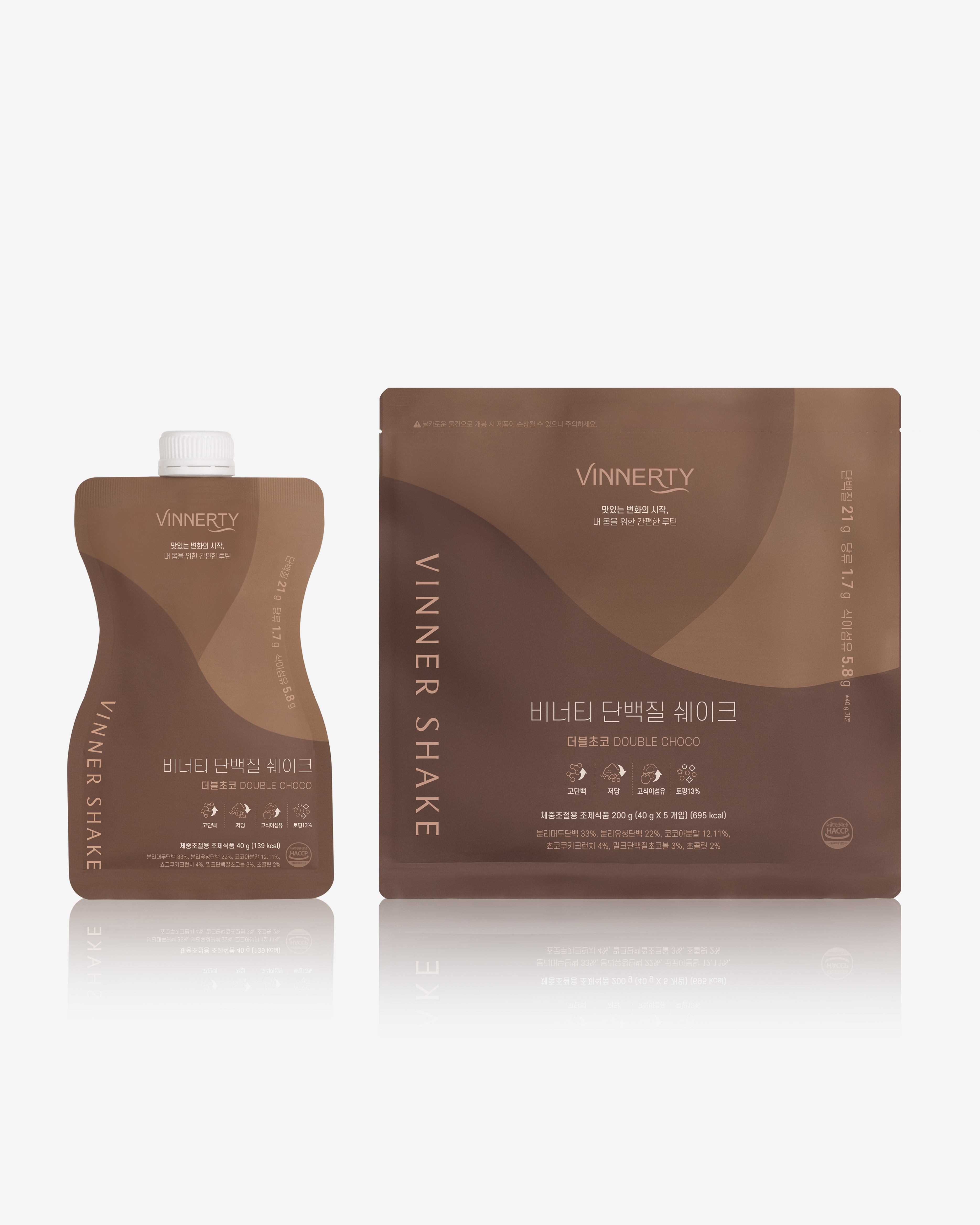 비너티 단백질 비너쉐이크 맛있는 다이어트 식사대용 프로틴 단백질 파우더 딥초코, 200g, 1개 - 상품 이미지