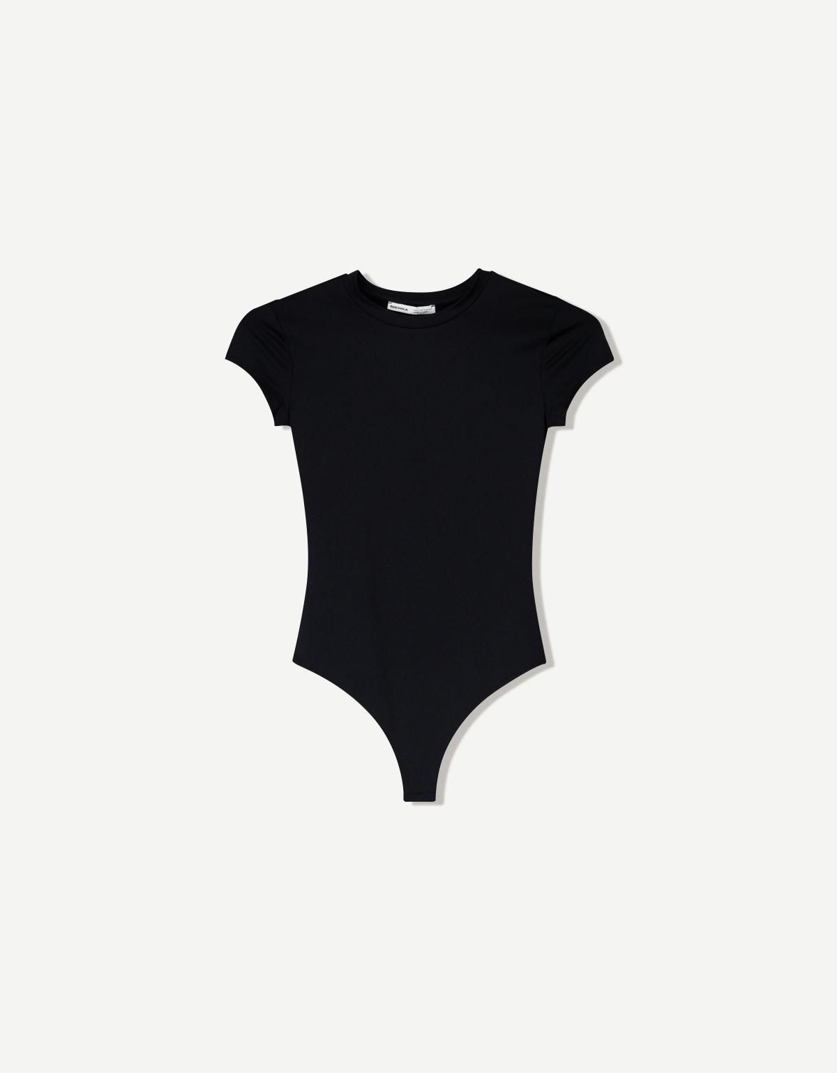 버쉬카 반팔 바디수트 3981/777 BLACK - 메인 이미지
