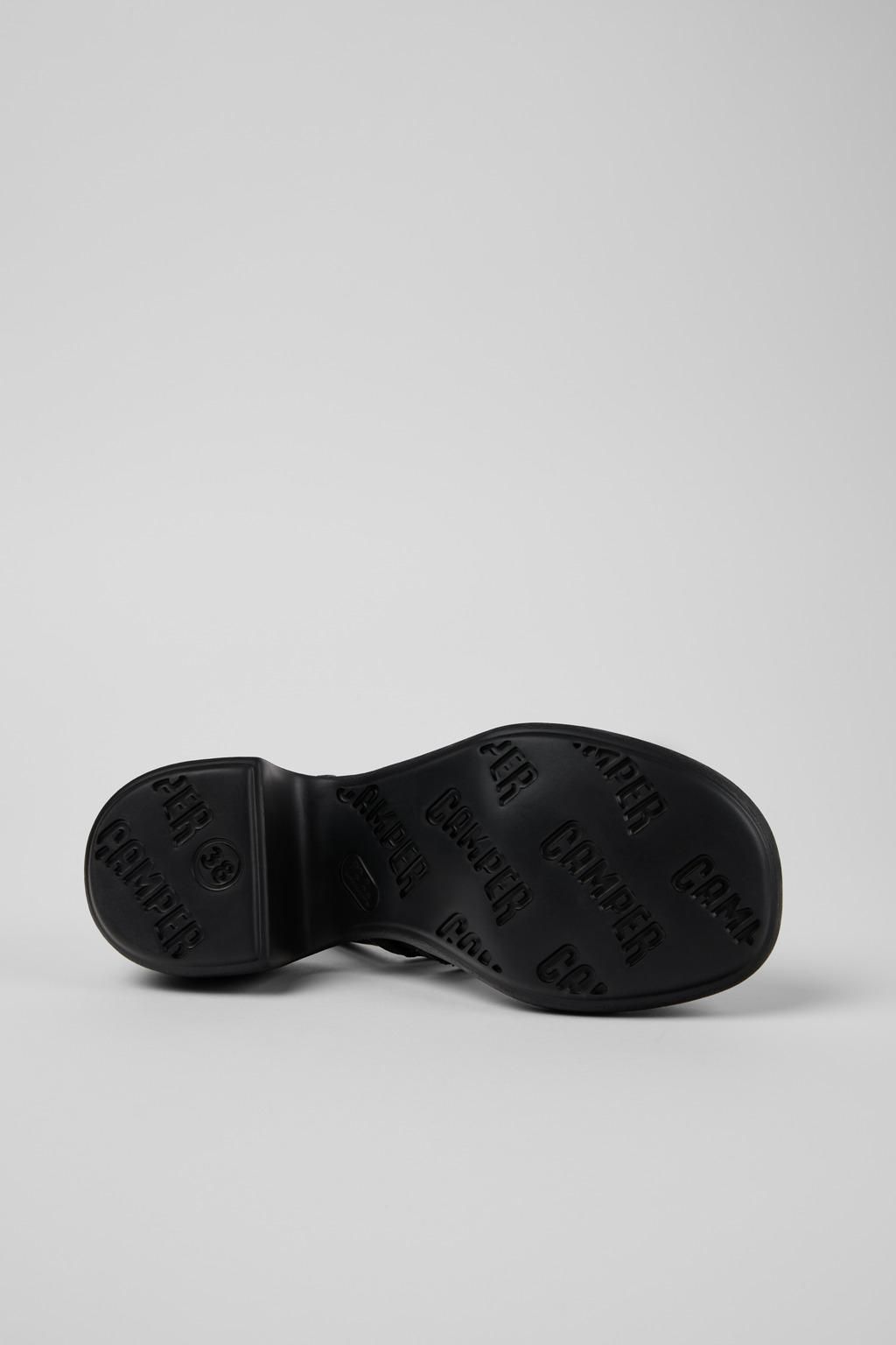 캠퍼 플랫폼 스트랩 블랙 레더 샌들 Thelma Sandal K201723-001 BLACK - 상세 이미지 5