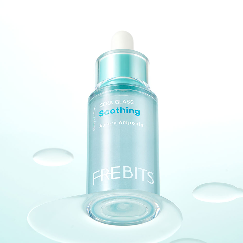 세라 글래스 수딩 오로라 앰플 30ml 열 오른 피부 시원하게 온도 낮추는 유리광 화잘먹 보습 케어 이미지 2