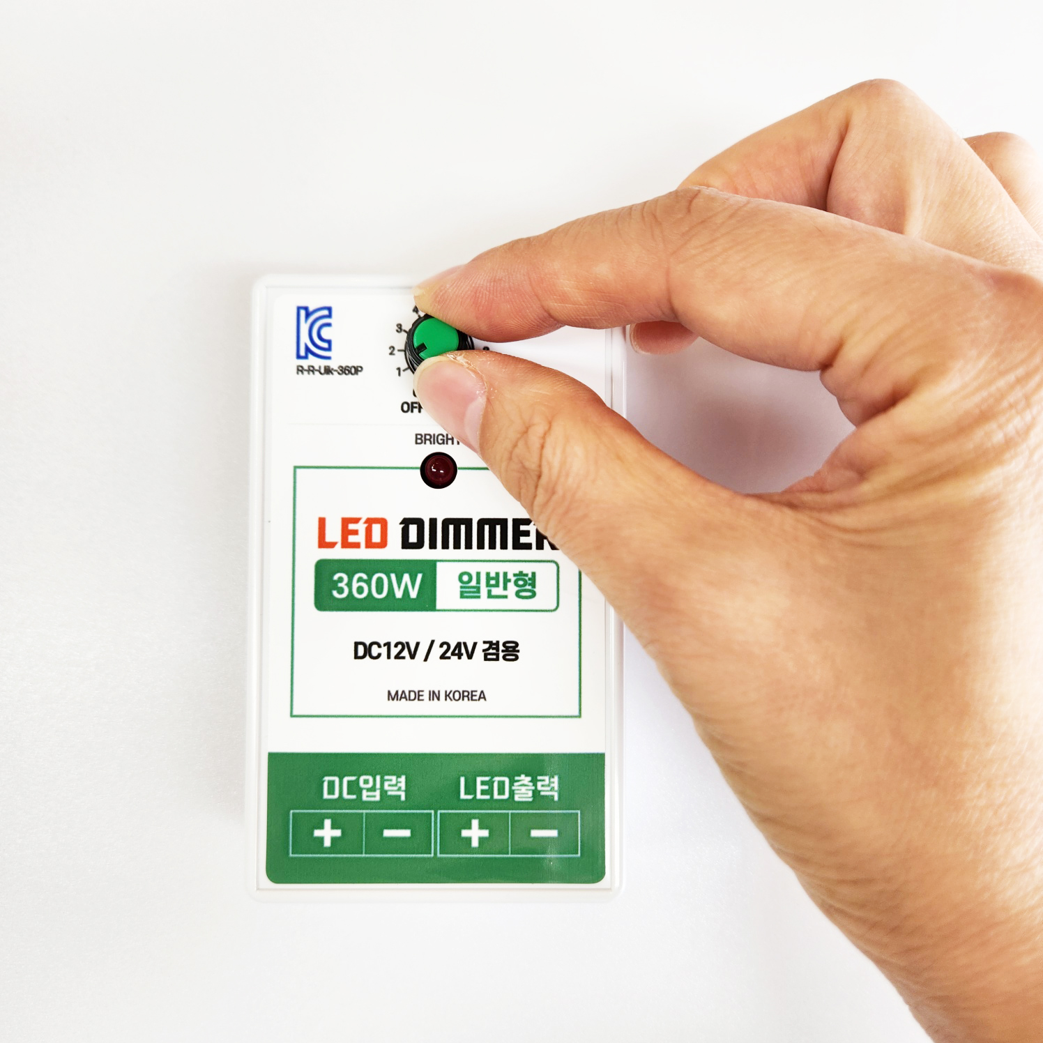 유아이 LED DIMMER 360W DC12V/24V겸용 일반형 국산 조광기 디머 스위치 - 상세 이미지 3