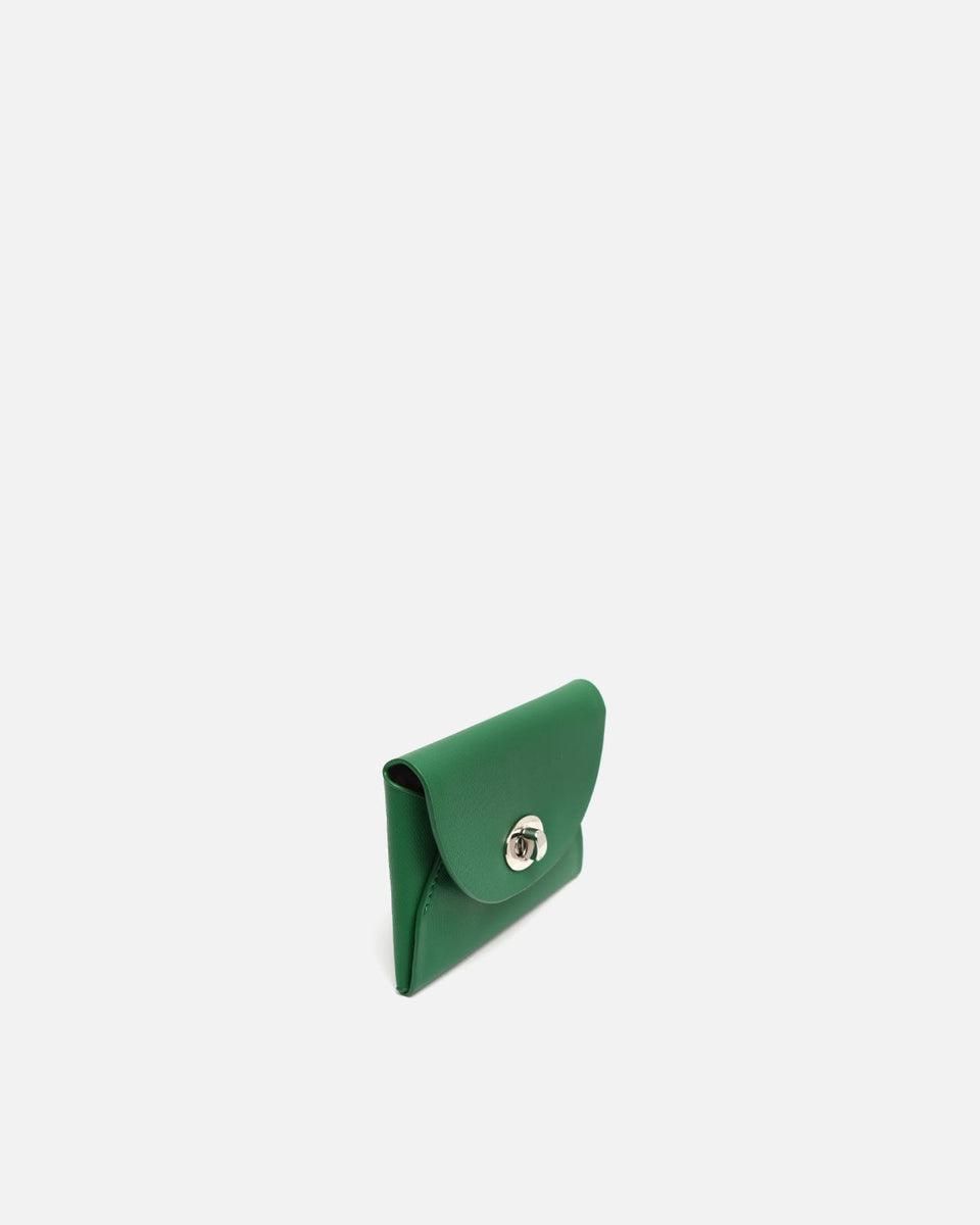 미사코 미니멀 메탈클래스프 그린 미니지갑 Lijia-4900274576019 GREEN - 상세 이미지 2