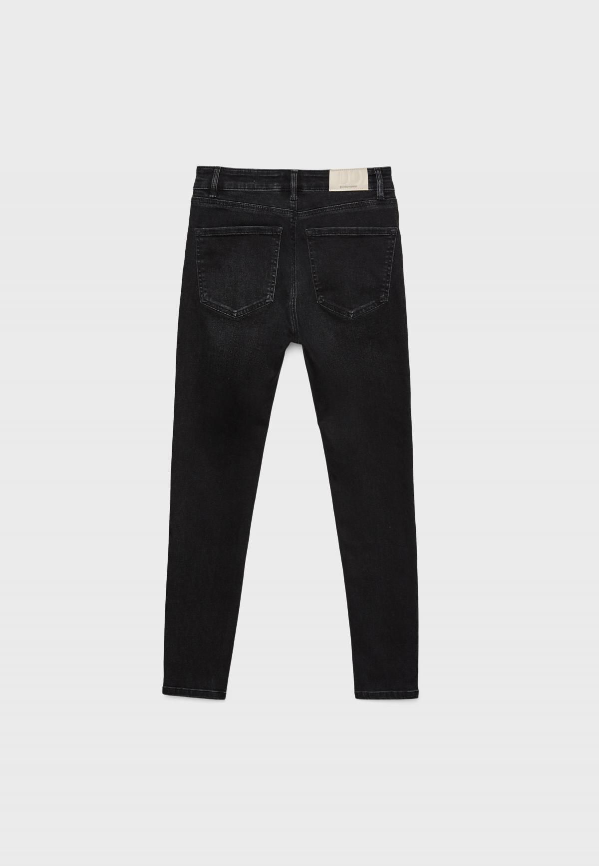 스트라디바리우스 데님 슈퍼스트레치 레귤러웨이스트 스키니핏 청바지 4800/700 BLACK DENIM RINSE WASH - 상세 이미지 2