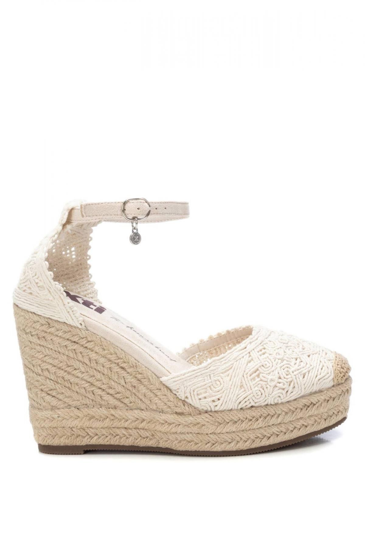 엑스티아이 에스파드류 웨지 스트랩샌들 여성 비건 텍스타일 Xti 1529574 BEIGE - 상품 이미지