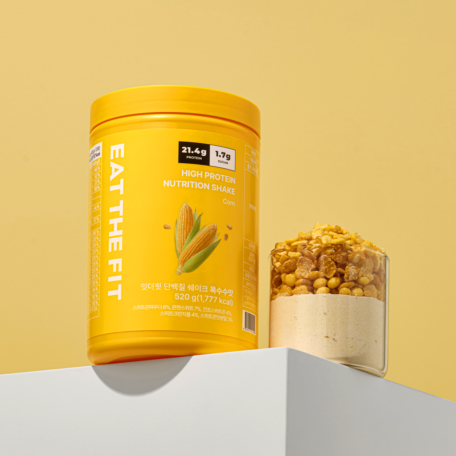 잇더핏 단백질 쉐이크 한끼 식사대용 대용량 더블초코맛외7종 520g, 2통 상세 이미지 5