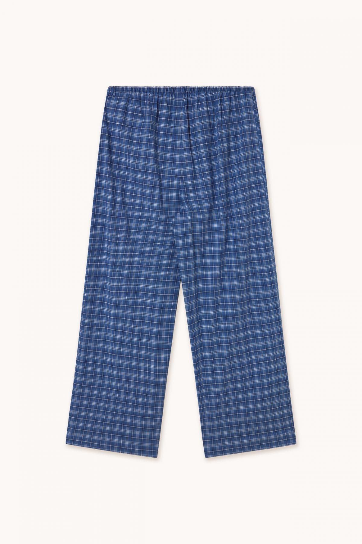 타이니코튼 체크 와이드 팬츠 SS25-704M86 ONE COLOR - 상세 이미지 4