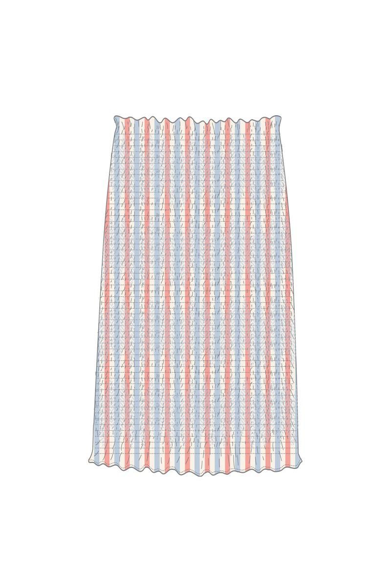 타이니코튼 스트라이프 스모크 미니 스커트 SS25-639N42 ONE COLOR - 상세 이미지 2