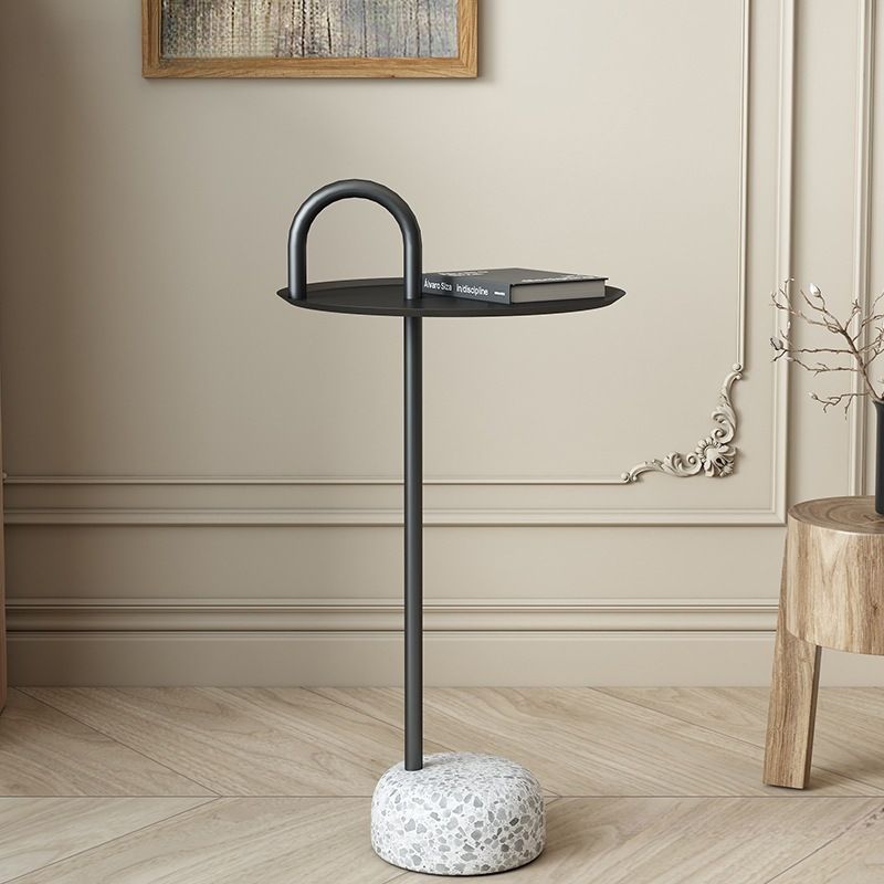 모던 티테이블 철제 인테리어 슬림 선반 테이블 레드