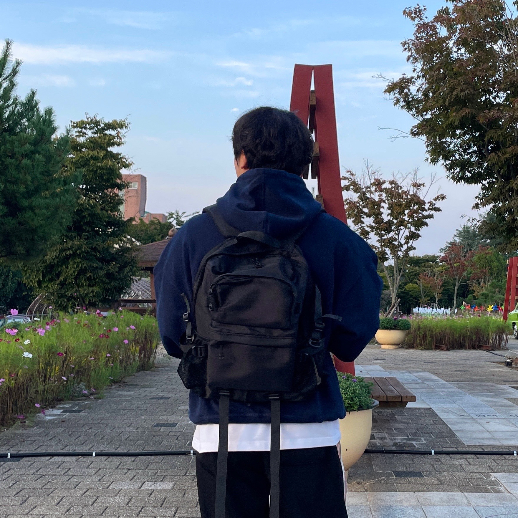 헤비웨이트 오버핏후드티 무지후드티 남자크롭 - 상세 이미지 5