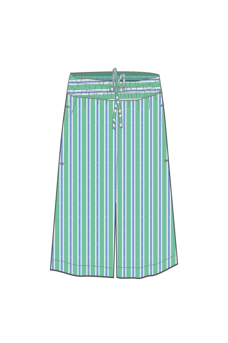 타이니코튼 스트라이프 라이트그린 숏팬츠 SS25-632R22 ONE COLOR - 상세 이미지 2