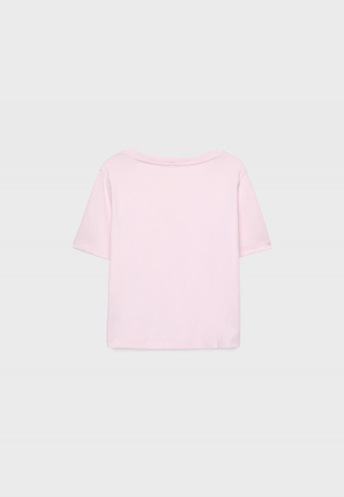 스트라디바리우스 헤비웨이트 브이넥 베이직 반팔 티셔츠 2544/286 PASTEL PINK - 상세 이미지 2