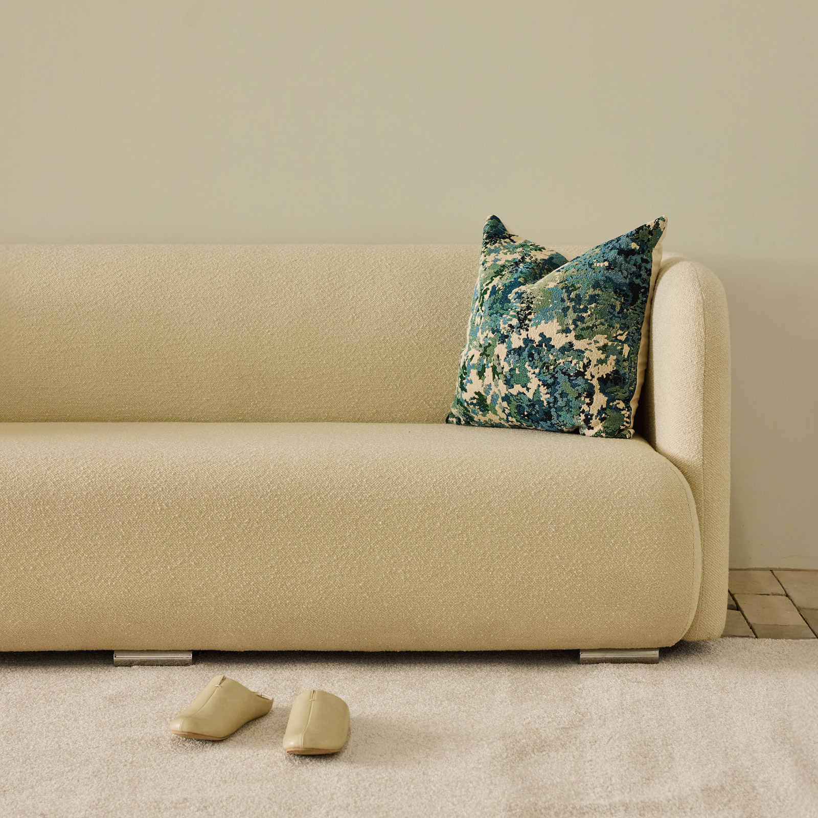 벨기에 ORION NEW 오리온 뉴 커트 롱 파일 러그 슬레이트블루, 사각M_1600x2400mm