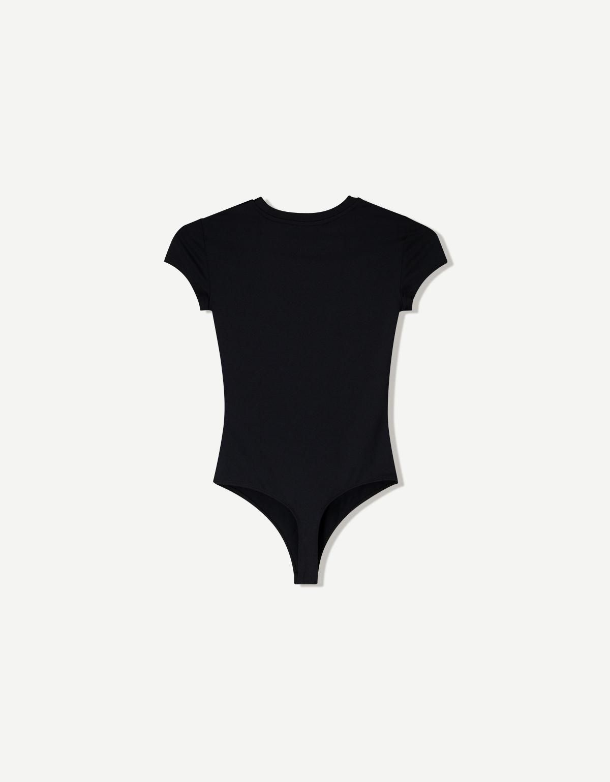버쉬카 반팔 바디수트 3981/777 BLACK - 상세 이미지 2