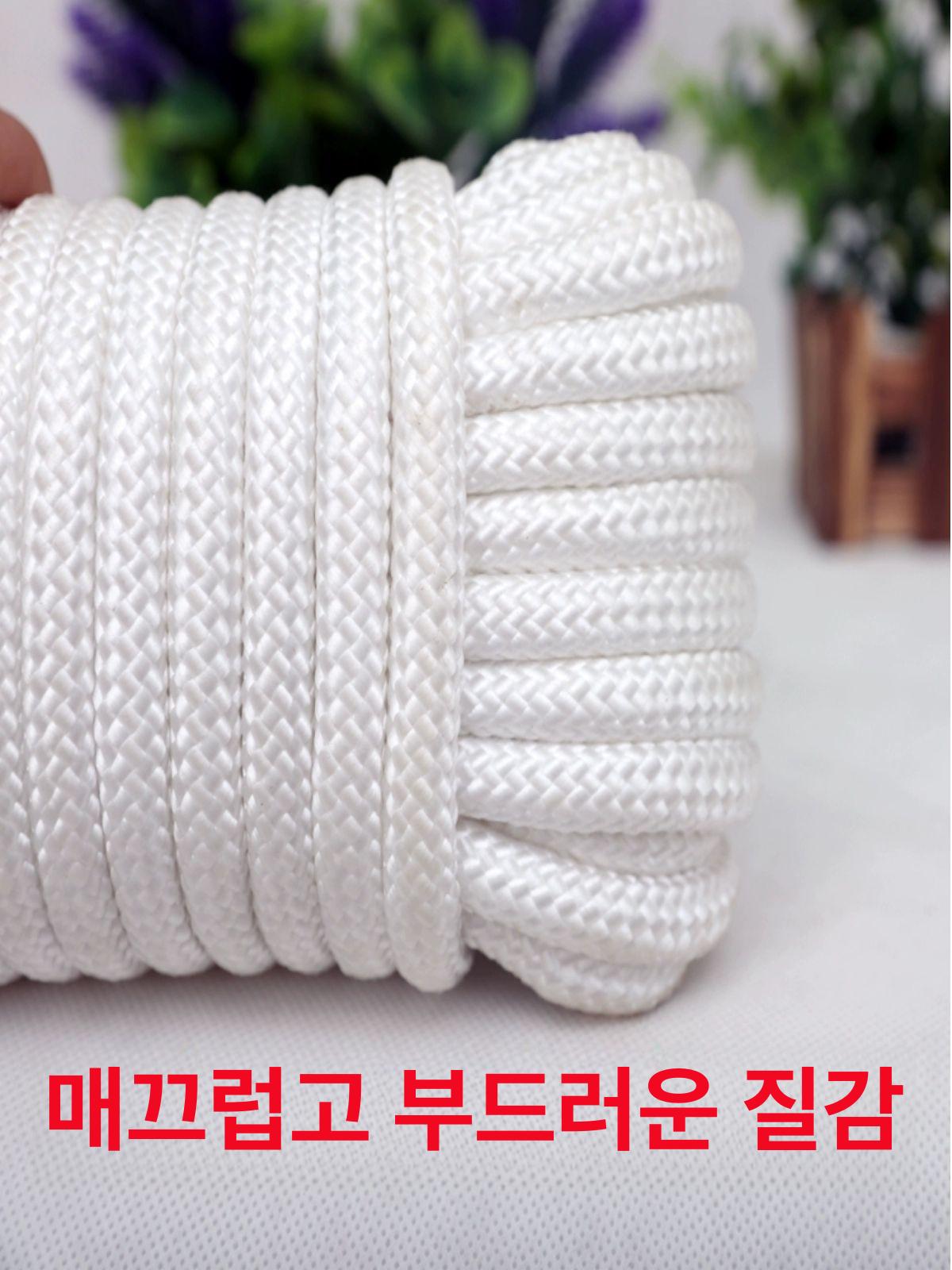 깃발 계양대 로프 관공서 국기줄 현수막 국기게양대 깃대 4mm 10m - 상세 이미지 5