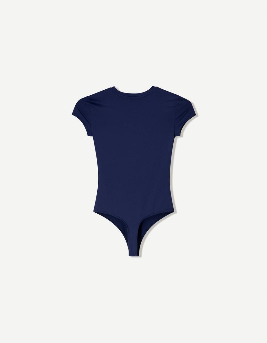 버쉬카 베이직 네이비 반팔 바디수트 3981/777 NAVY - 상세 이미지 5