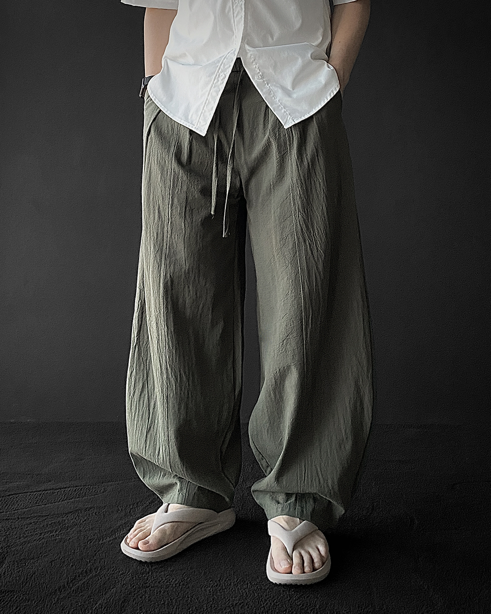 벌룬팬츠 남성마바지 남자항아리바지 - 상세 이미지 4