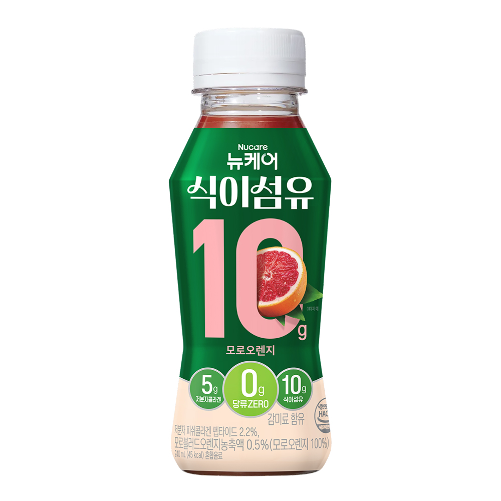 뉴케어 식이섬유 10g 모로오렌지맛 240ml, 12개 - 상세 이미지 4