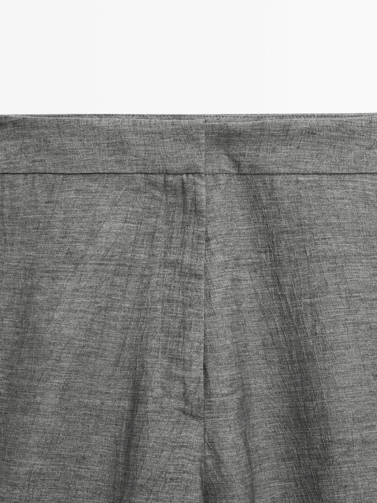 마시모두띠 트렌디 벌룬핏 테크니컬 버튼 슬랙스 팬츠 5058/672 ANTHRACITE - 상세 이미지 5