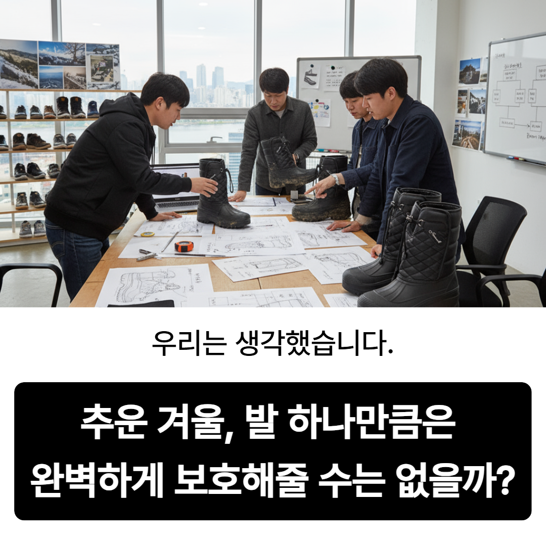 핫앤핫 방한화 겨울 방수 오토바이 배달 방한신발 털부츠 - 상세 이미지 3