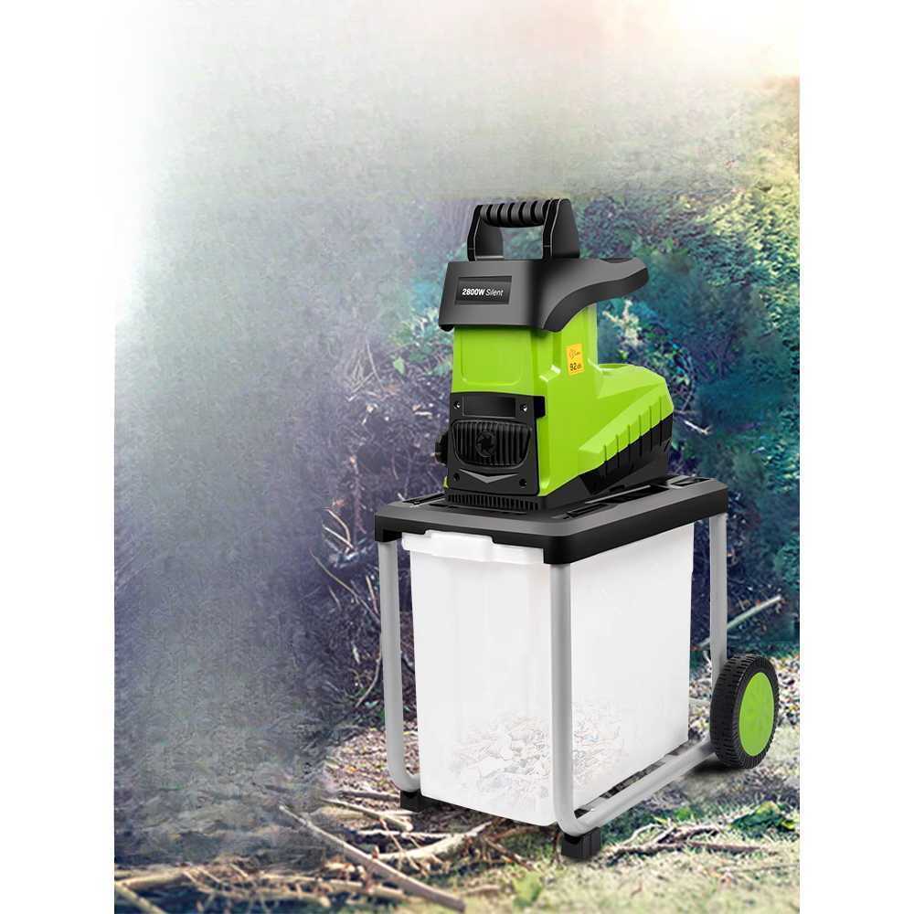 나무 분쇄기 목재 파쇄 톱밥 제조용 산업용 처리기 2400W 분쇄기+수집백+20m - 상세 이미지 2