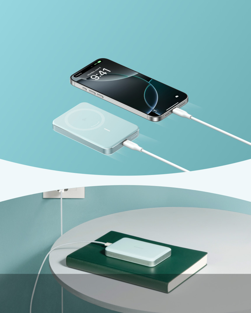 앤커 맥고 파워뱅크 10000mAh 30W 무선충전 보조배터리 A1664 사진 2