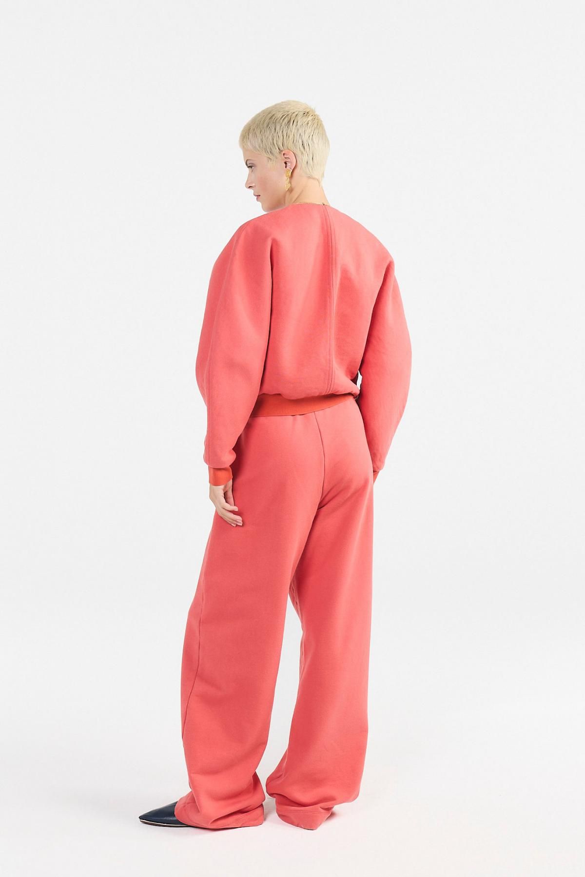 타오 키즈 조거핏 레드 스웨트 팬츠 S25165-225_XX ONE COLOR - 상세 이미지 3