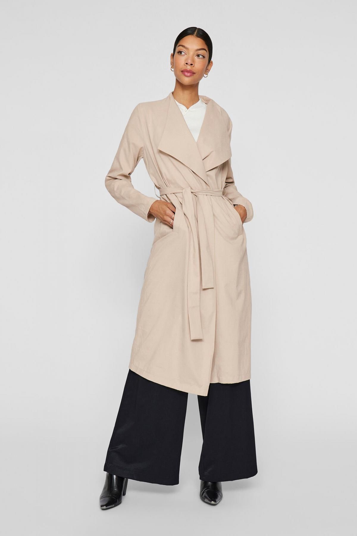 빌라 에코 라이트 롱 벨트 트렌치코트 7930189 BEIGE - 상세 이미지 5