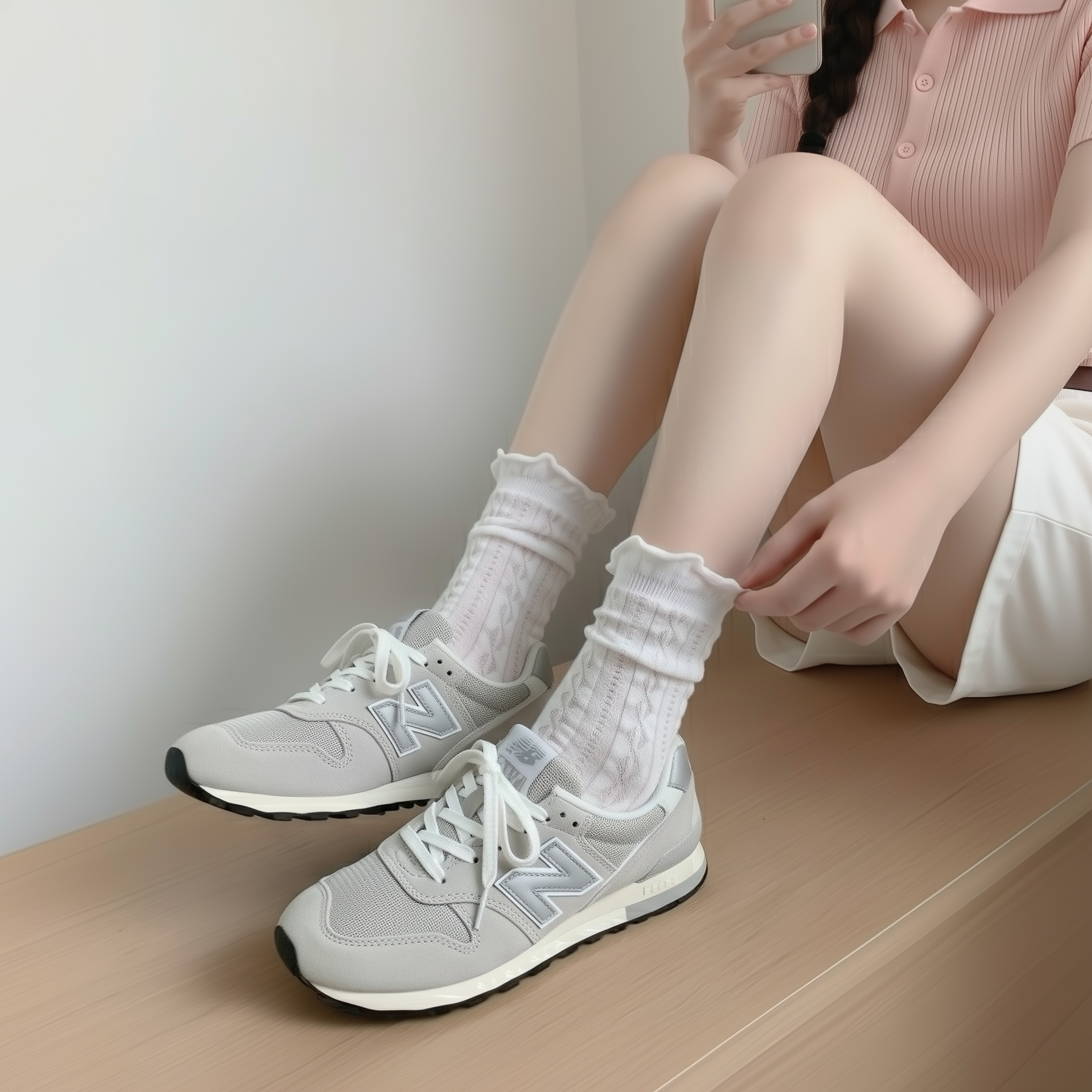 여성양말 무압박 수면 중목 장목 골지 라벨 사계절 양말