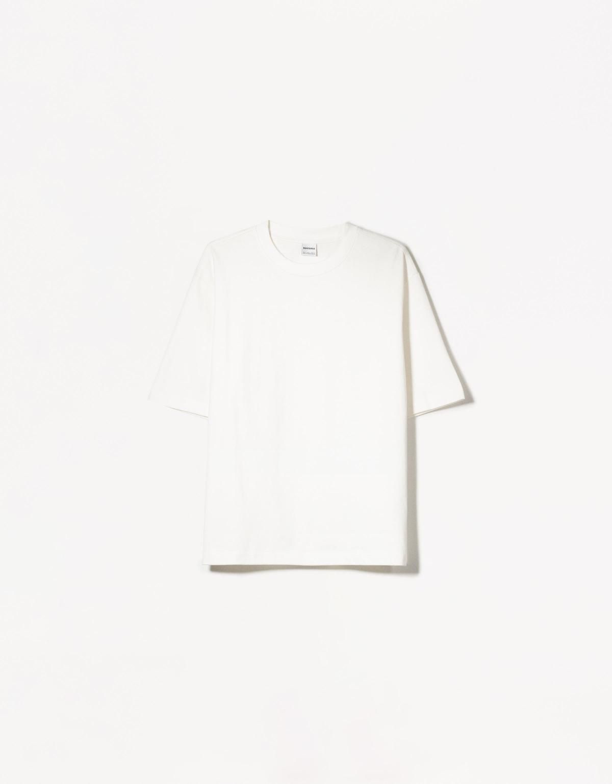 버쉬카 오버사이즈 반팔 코튼 티셔츠 2333/443 OFF WHITE - 상품 이미지