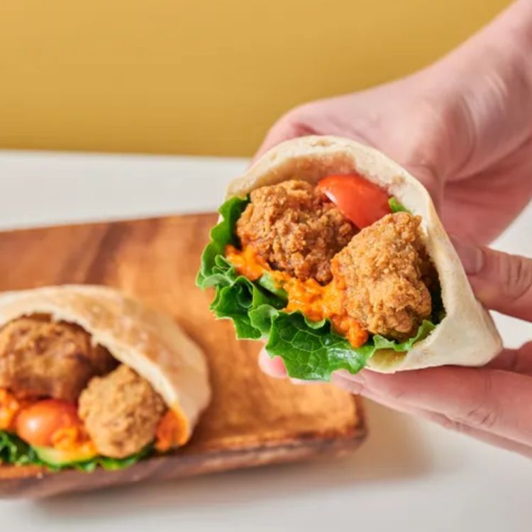 위미트 선물세트 프라이드 비건 치킨 후무스 3종세트 보냉에코백 1.5kg, 1개 - 상세 이미지 2