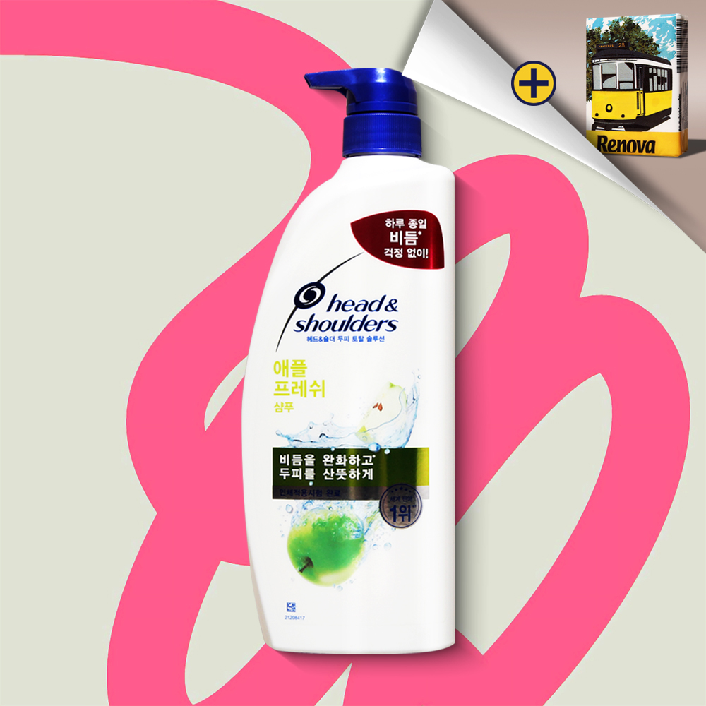 헤드앤숄더 애플프레쉬 샴푸 850ml 1개 비듬샴푸 가려움 가려운두피 두피진정 - 메인 이미지