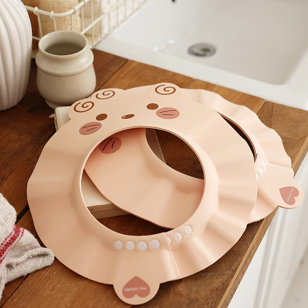 마롤로뜨 아기 샴푸캡 말랑 소프트 샤워캡 신생아 헤어 유아 머리감기기