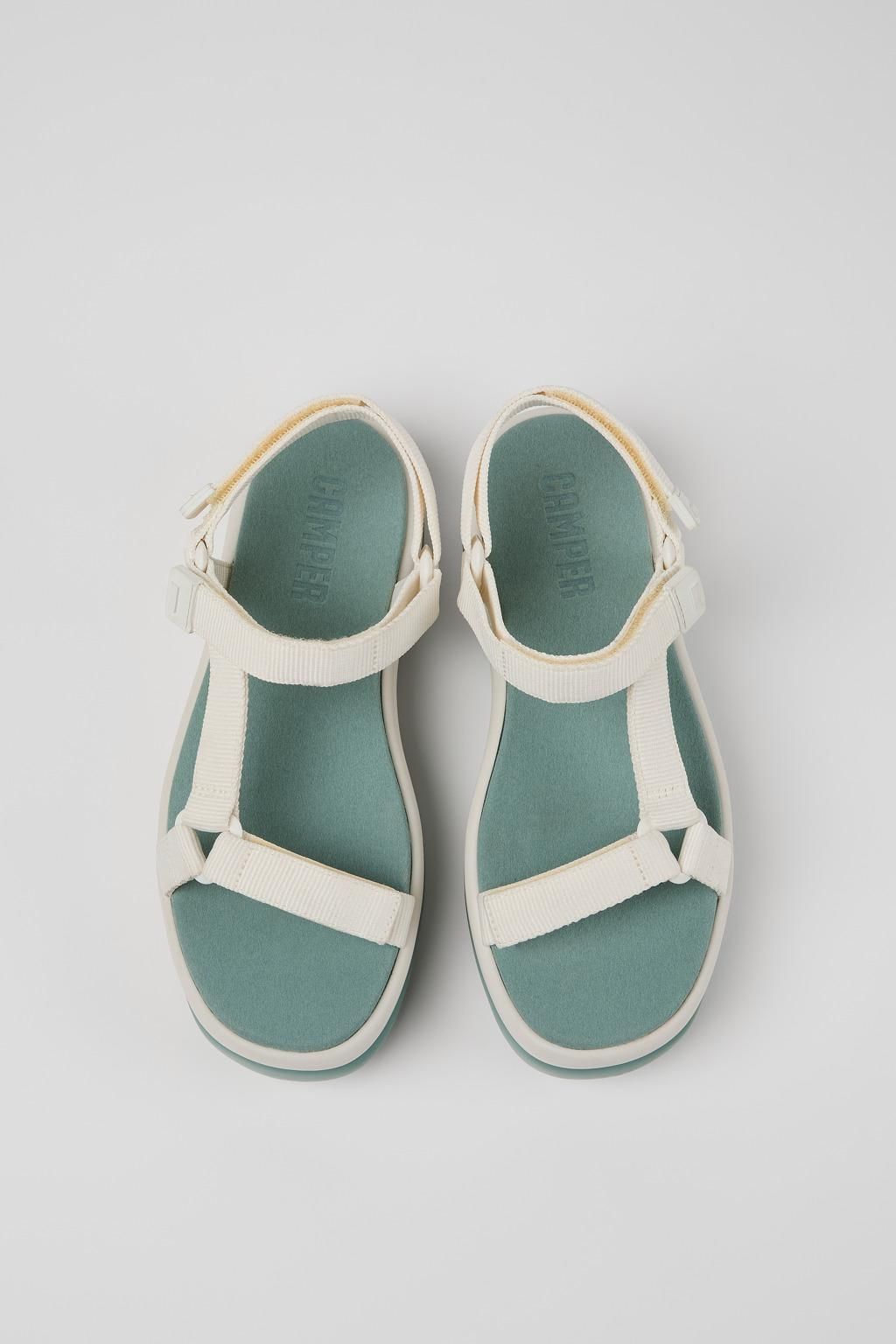 캠퍼 친환경 리사이클 PET 스트랩 샌들 Pelotas Flota Up K201726-002 WHITE - 상세 이미지 4