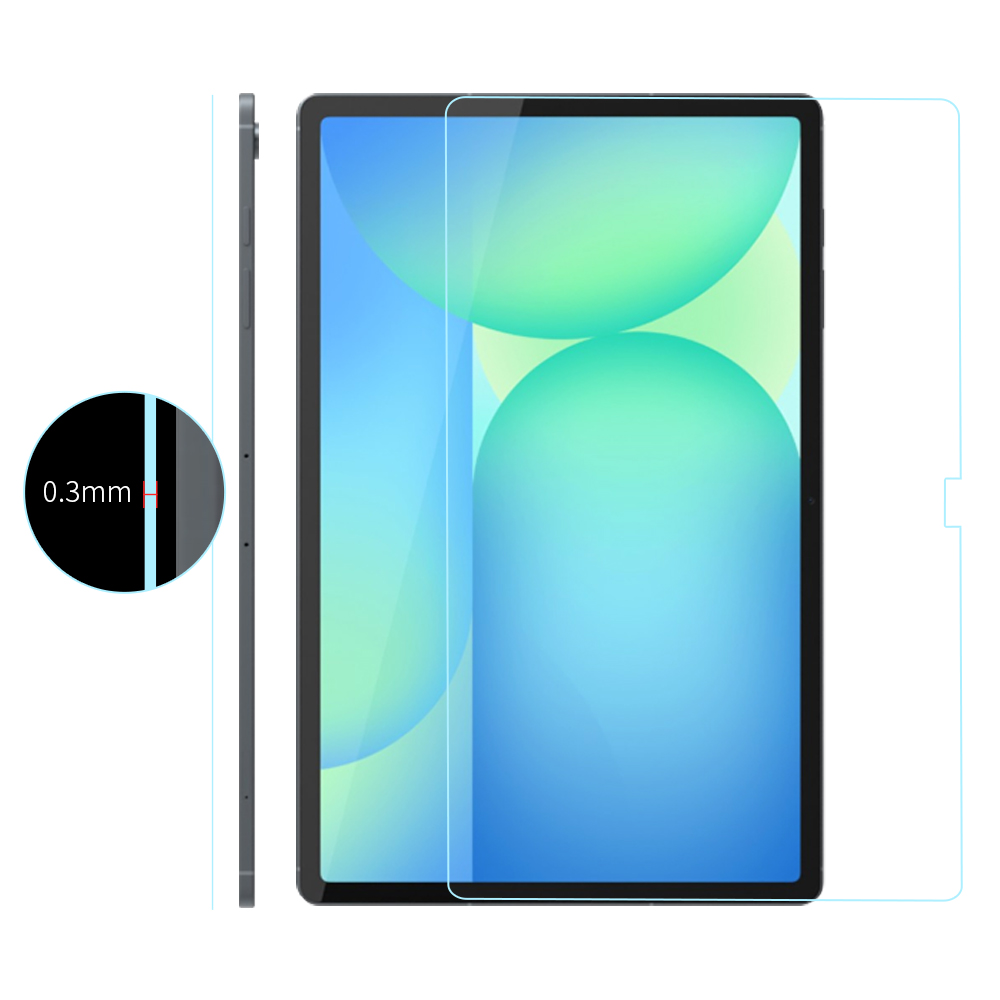 갤럭시탭 S10 FE 플러스 필름 강화유리 풀커버 9H 고선명 액정보호 탭 S10 FE+, 1매입 - 상세 이미지 4