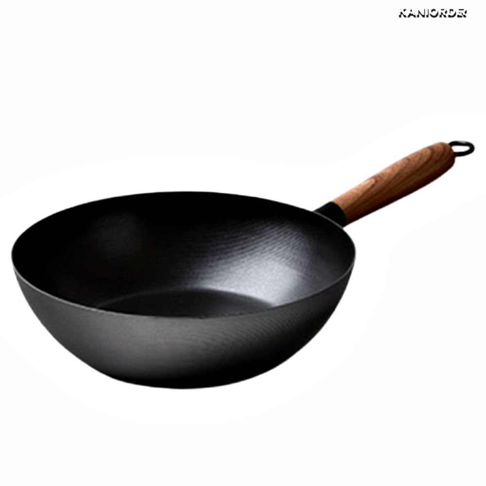 인덕션용 웍 캠핑 숯불직화 후라이팬 궁중 업소용 무쇠 궁중팬24cm - 상품 이미지