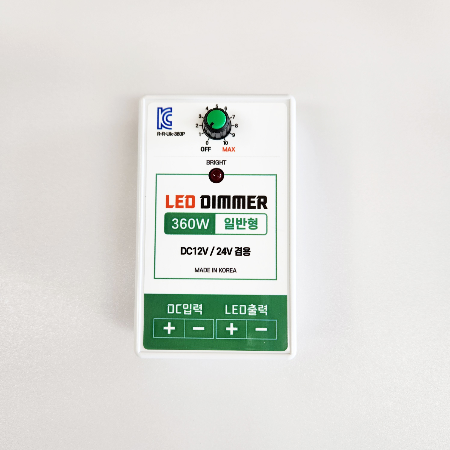 유아이 LED DIMMER 360W DC12V/24V겸용 일반형 국산 조광기 디머 스위치 - 상세 이미지 2