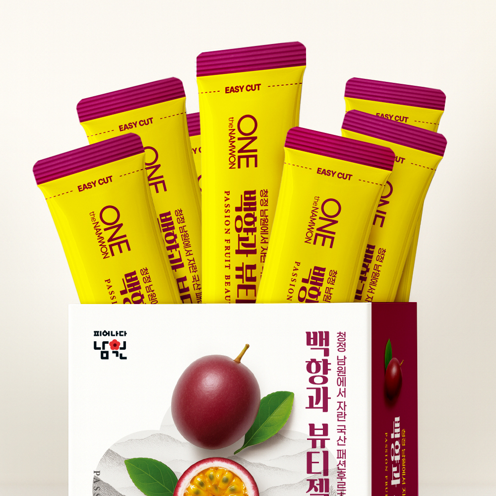 백향과 식물성콜라겐이 들어간 남원 뷰티젤리 패션후르츠 20g × 14포 - 상세 이미지 3