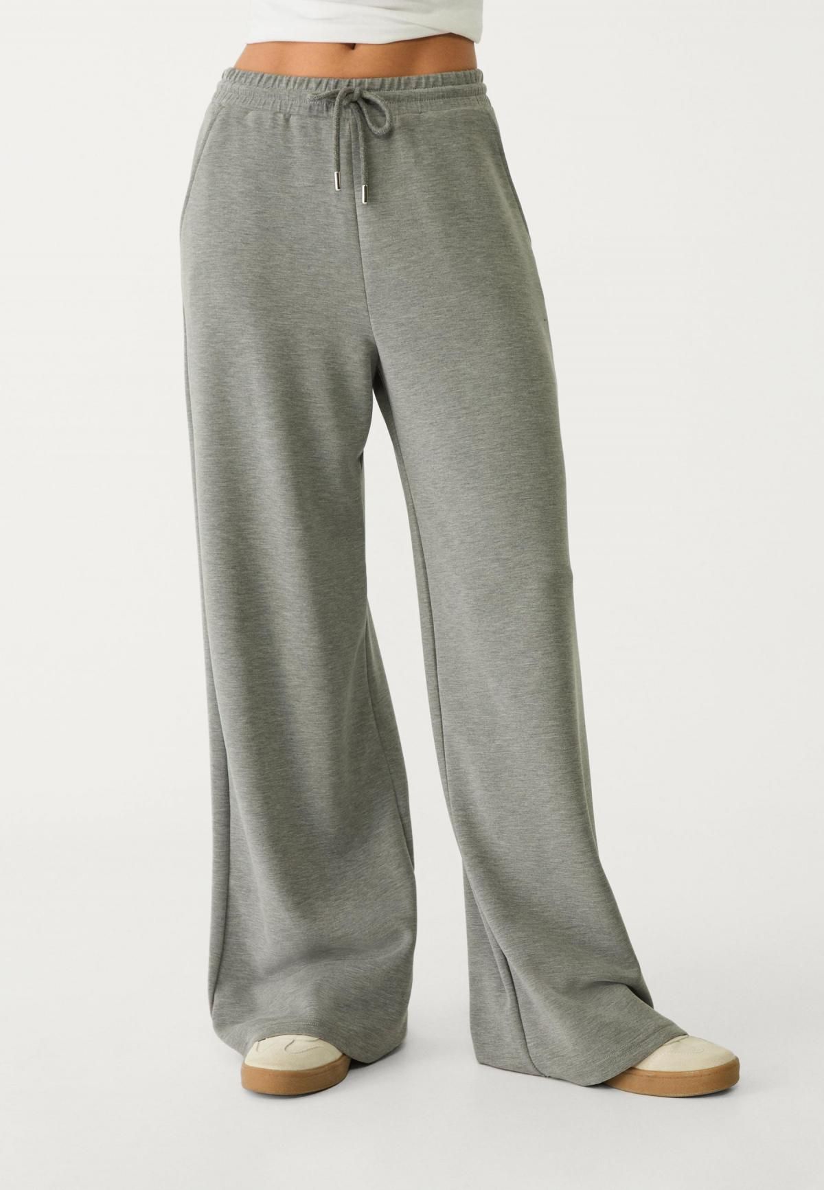 스트라디바리우스 소프트터치 모달 와이드 팔라조 팬츠 8737/276 DARK GREY - 상품 이미지