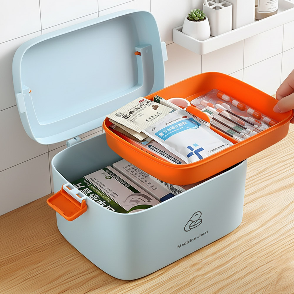 가정용 구급상자 약보관함 구급함 약통 케이스 다용도 상비약 응급키트 중형