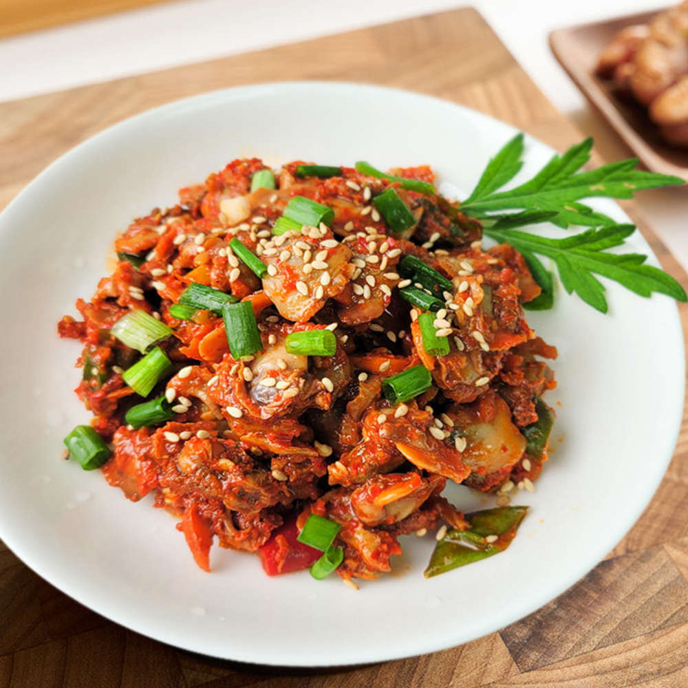 [제철진미]벌교 꼬막무침 330g 1팩 /꼬막장 새꼬막 양념 벌교꼬막 - 상품 이미지