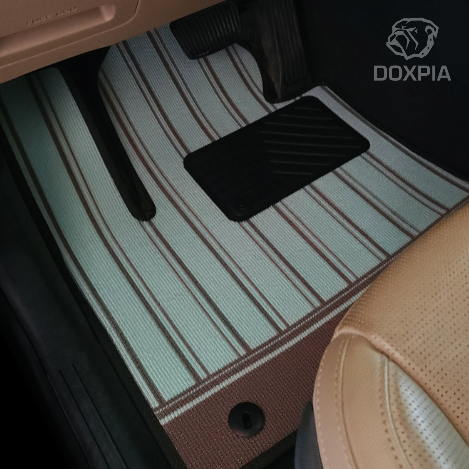 독스피아 전차종 자동차 매트 코일 카매트 패턴디자인 8종