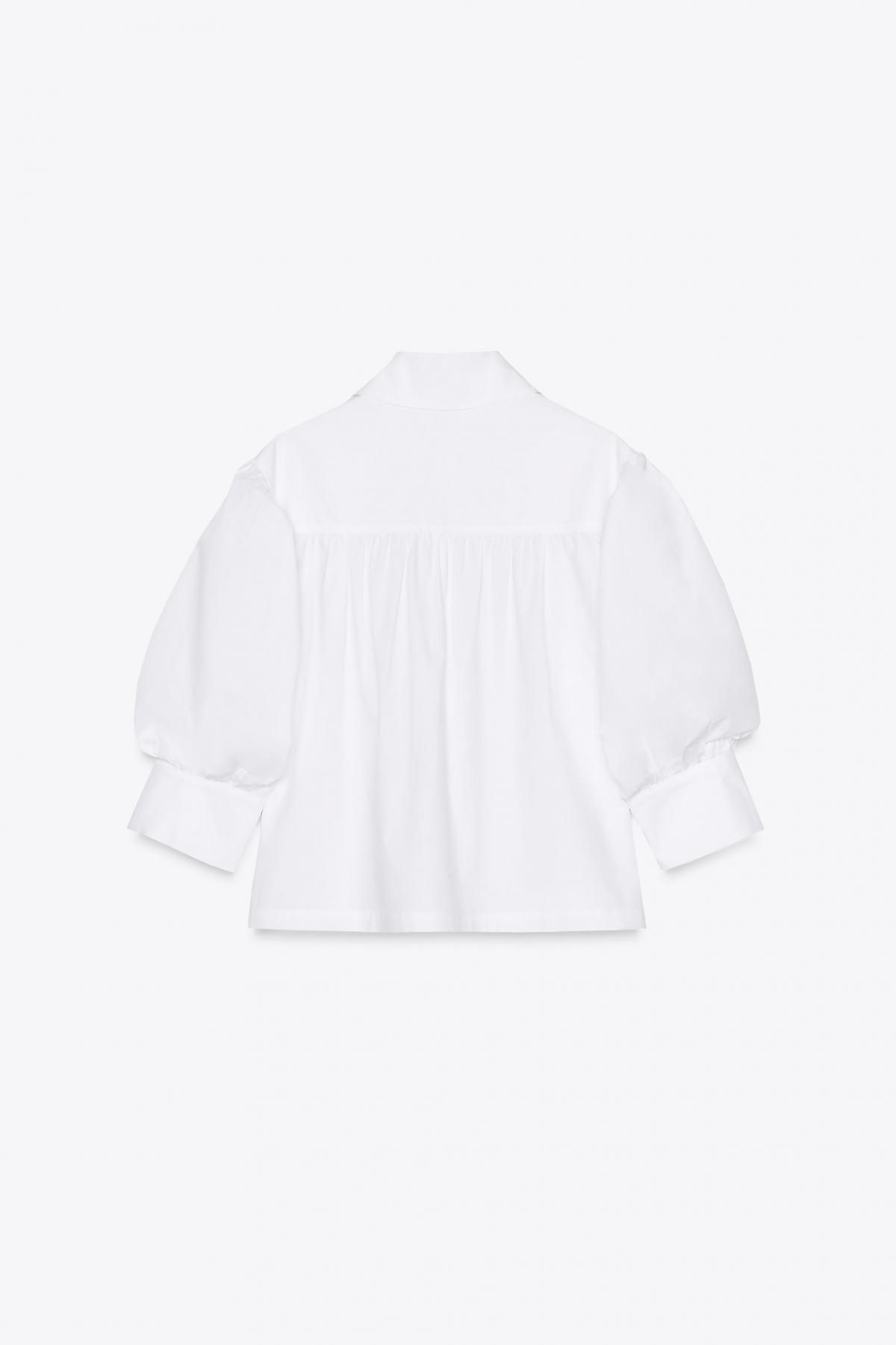 자라 코튼 셔츠 2731/082 WHITE - 상세 이미지 5