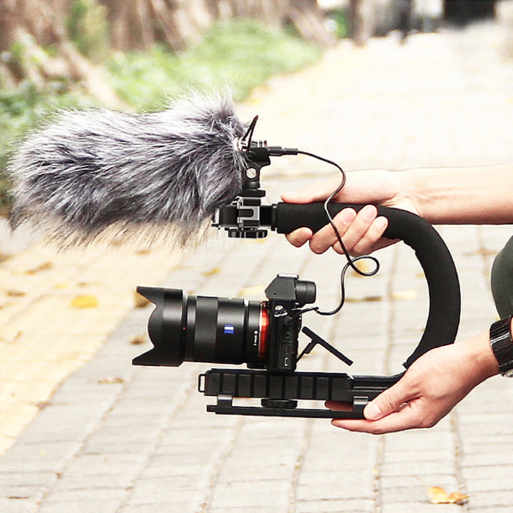 동영상 촬영 손떨림 방지 DSLR 카메라 짐벌 안정기 핸드그립 - 상세 이미지 4