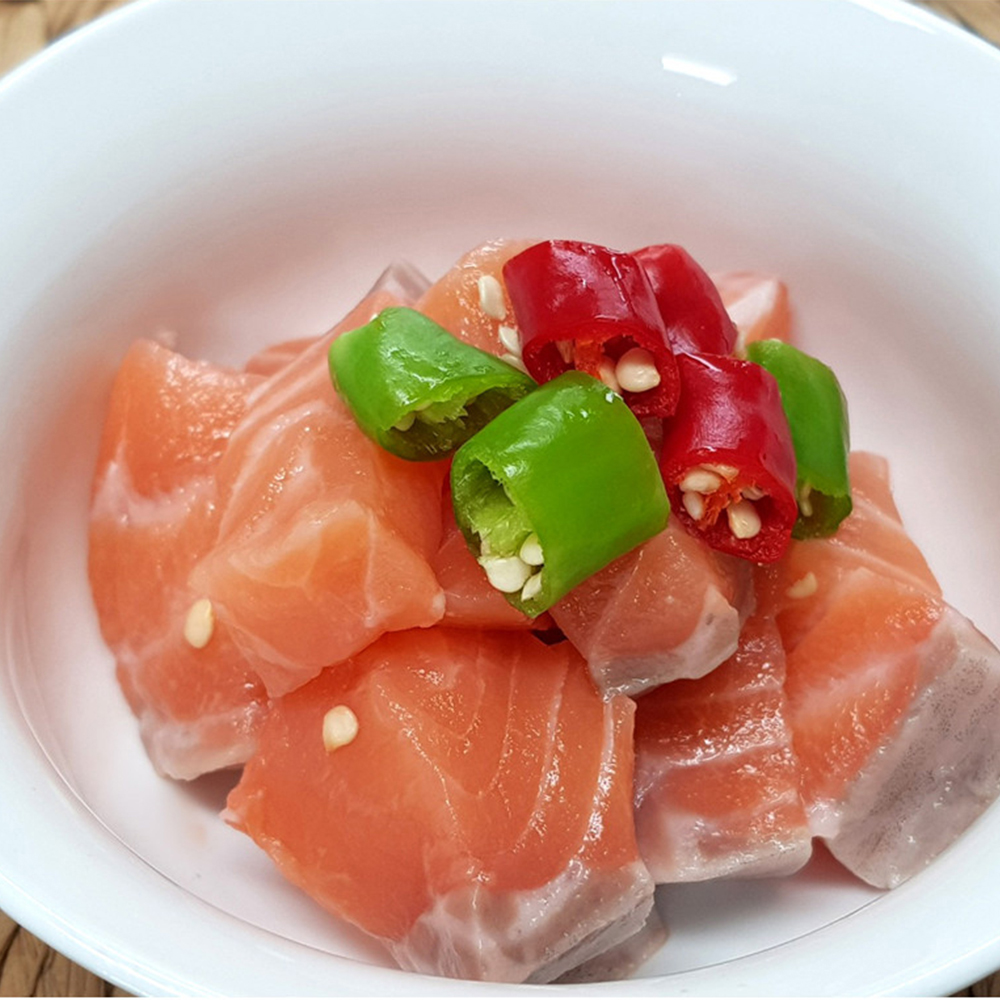 노르웨이산 순살 연어장 330g 저염 간장 입에서녹는 감칠맛 밥도둑 제철진미 순살전복장 - 상세 이미지 5