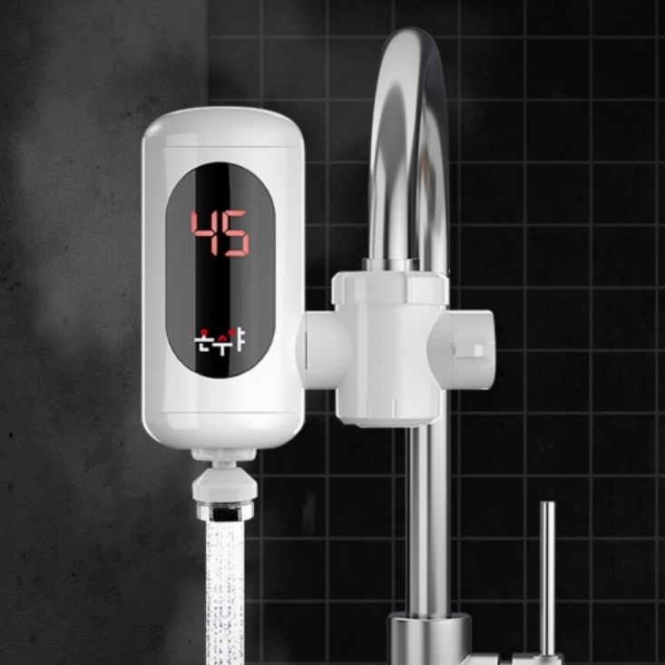 캠핑장 수도용 순간전기온수기 세로형 화장실 탕비실 순간온수기 HV-888