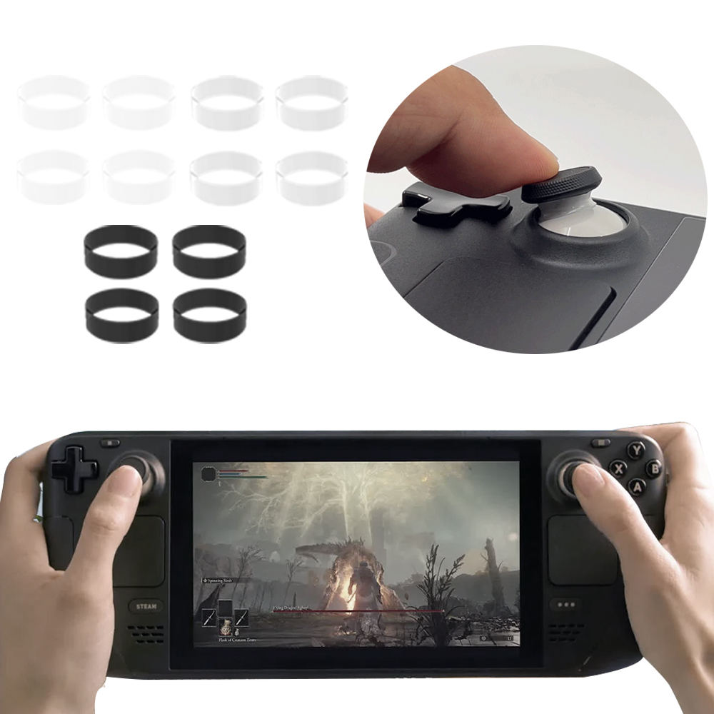 스팀덱 스틱 갈림방지 링 실리콘 보호 커버 프로콘2 듀얼센스 리전고 ROG Ally 호환
