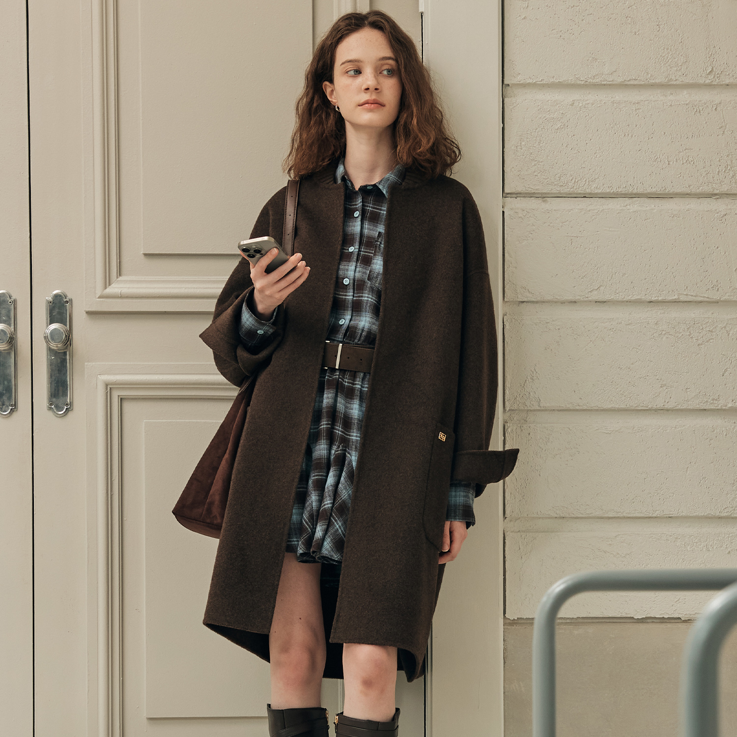 [제로스트릿] [3컬러] 논버튼 핸드메이드 코트 NON-BUTTON HANDMADE COAT 제품 이미지