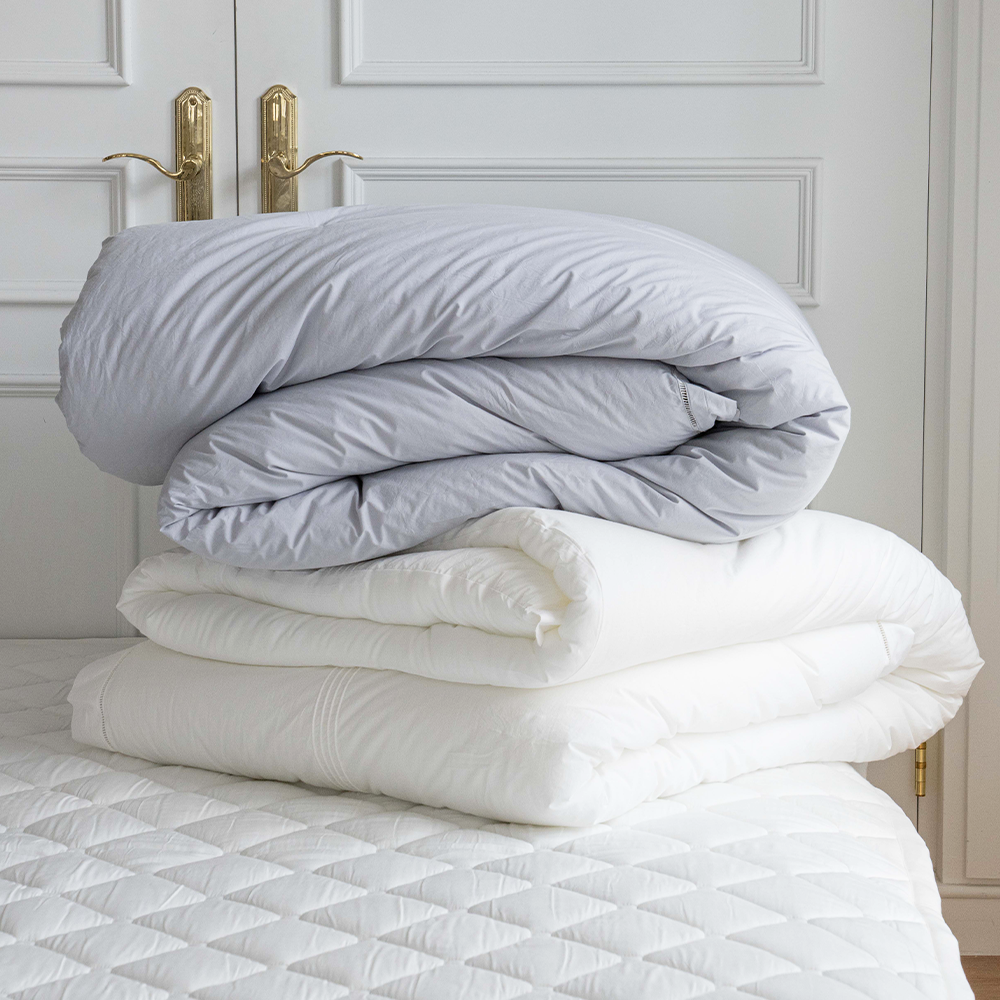 쿠에뜨 호텔침구 알러지케어 차렵이불 안감 모달 무지 세인트 SS 신혼이불